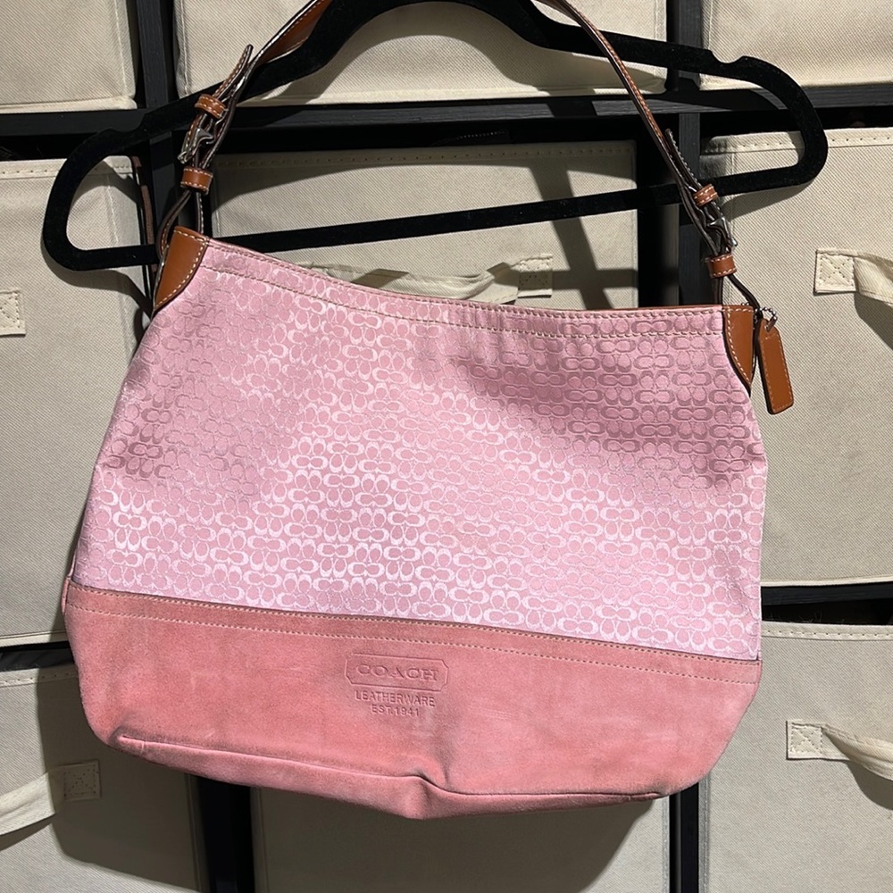 Pink coach purse